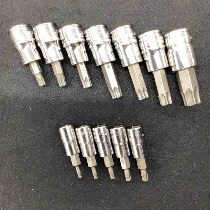 Snap-on スナップオン 差込角1/4 3/8 トルクスソケットセット 12本 PAKTY265【越谷店】