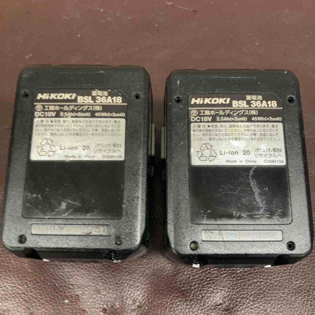 【中古品】 ハイコーキ(HIKOKI ※旧:日立工機) コードレスインパクトドライバー WH36DA(2XP) 【東大和店】
