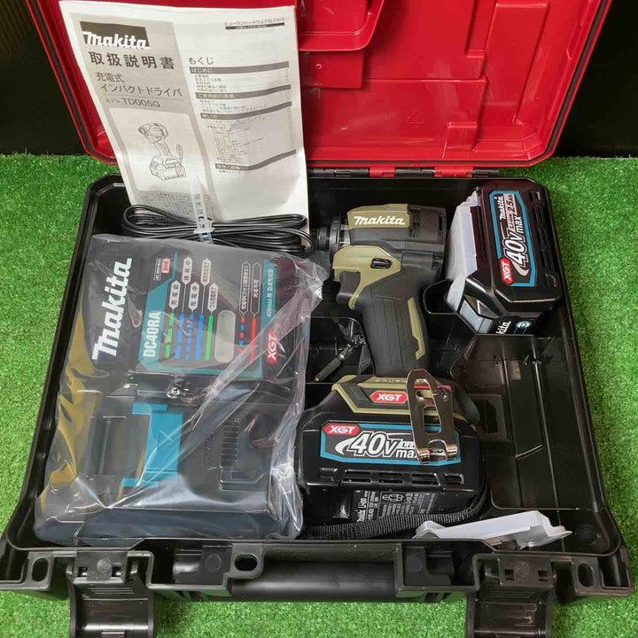 ★マキタ(makita) 40Vmaxコードレスインパクトドライバー TD005GRDXO【岩槻店】