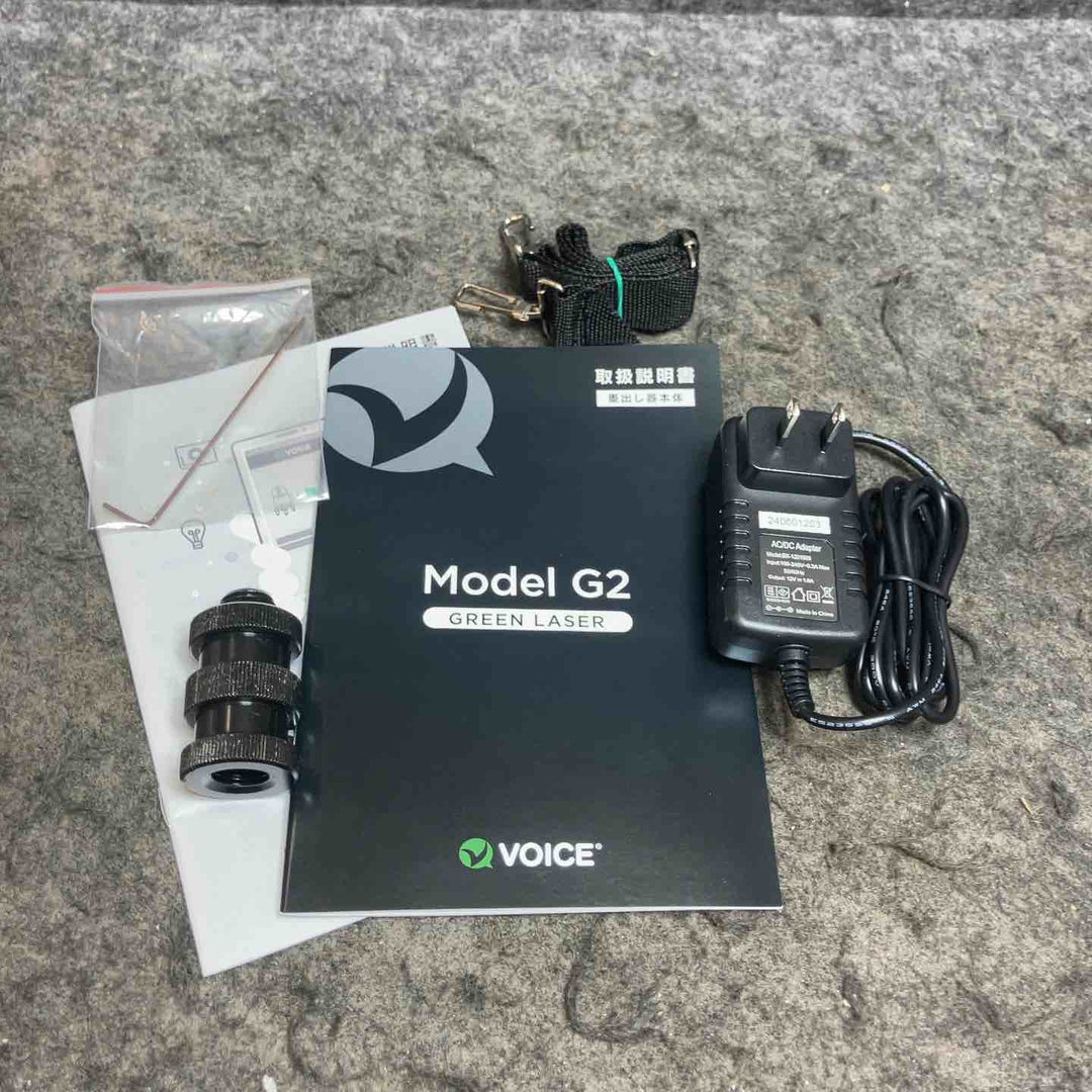 【中古品】 ※未校正品※ ボイス/VOICE レーザー墨出し器 グリーンレーザー・Model-G2 【桶川店】