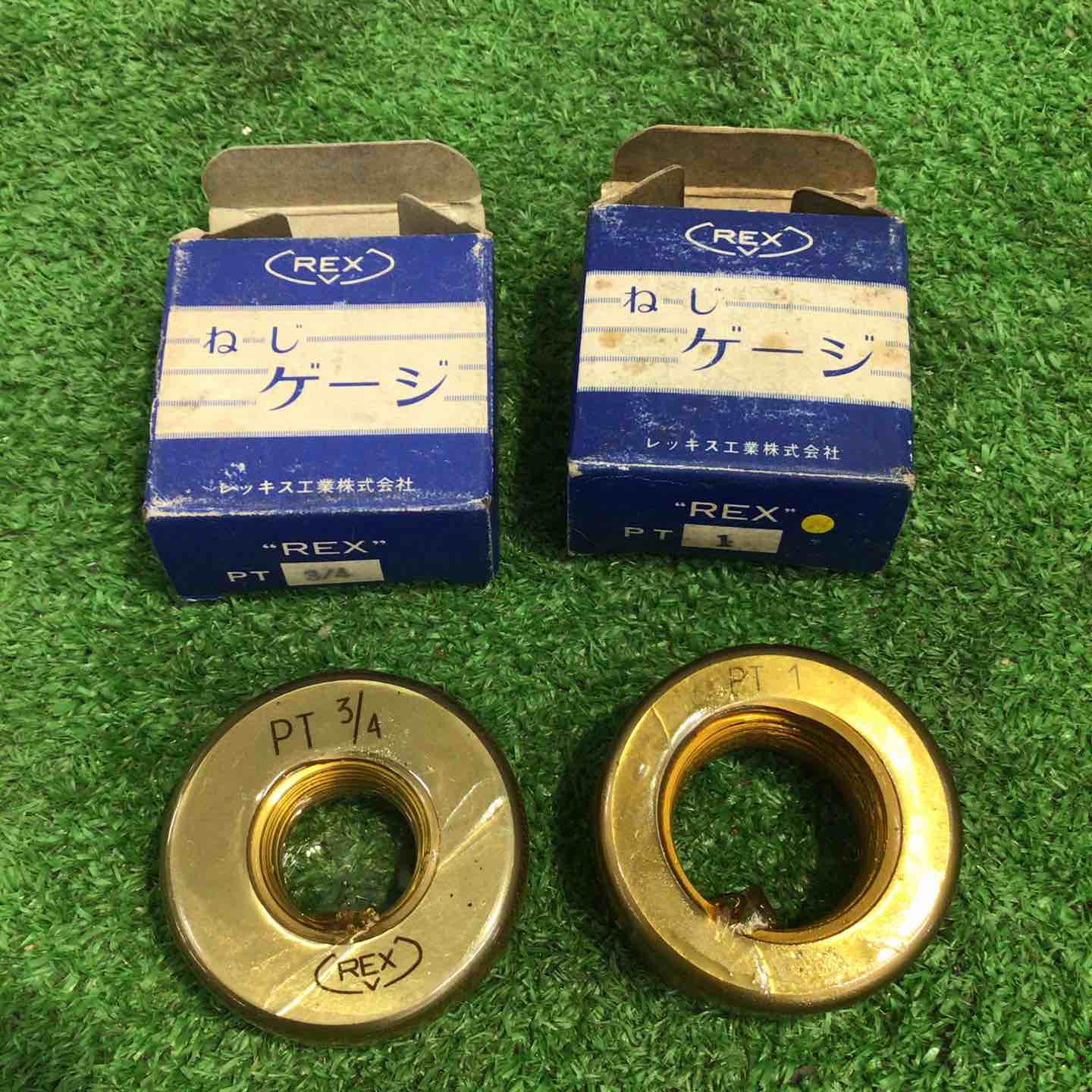 ◇レッキス（REX）ねじゲージ PT1 PT3/4【町田店】 – アクトツール