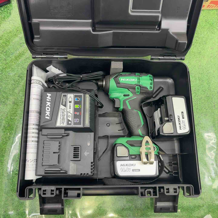 ★ハイコーキ(HIKOKI ※旧:日立工機) コードレスインパクトドライバー WH14DB(2SC)【町田店】