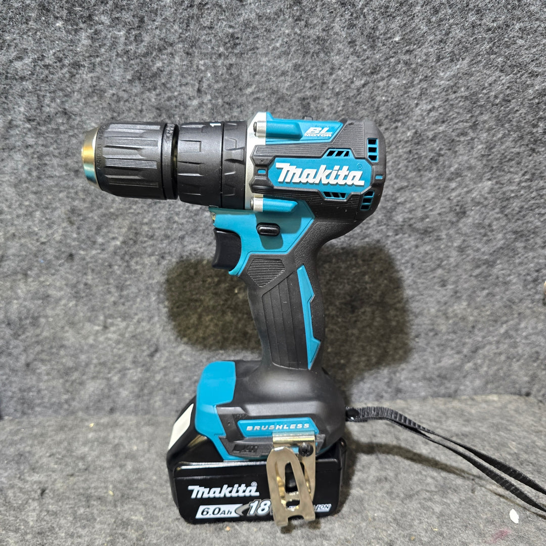【美品※バッテリ1個】マキタ(makita) コードレス振動ドリルドライバー HP487DRG【桶川店】