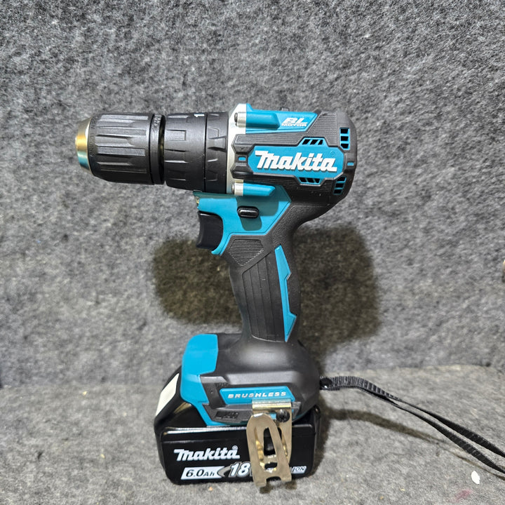 【美品※バッテリ1個】マキタ(makita) コードレス振動ドリルドライバー HP487DRG【桶川店】