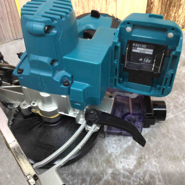 【中古品】★マキタ makita 18V 125mm コードレス防じん丸のこ KS513DZ 本体のみ【八潮店】
