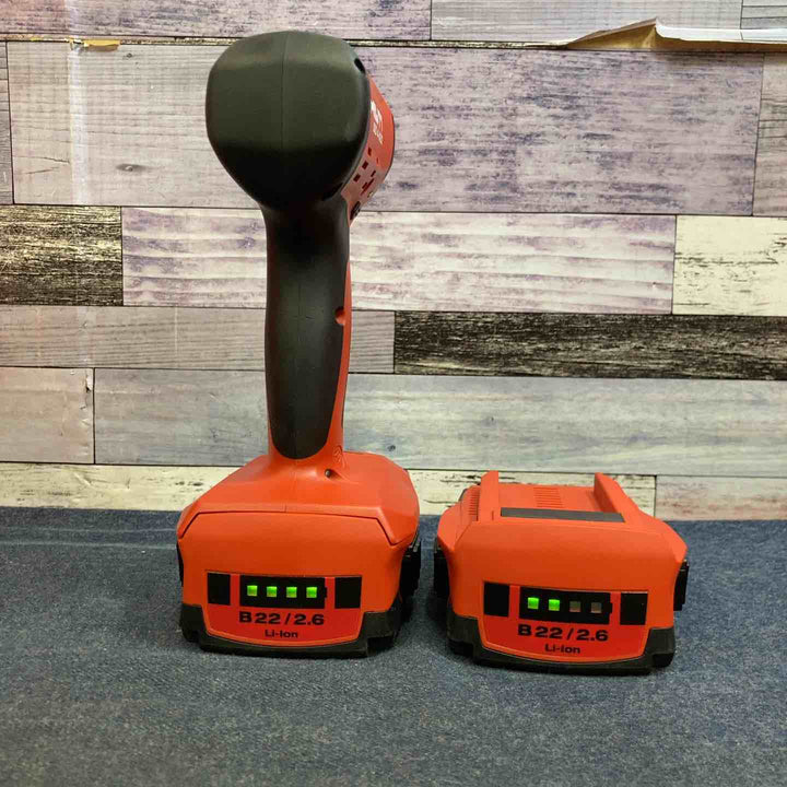 【中古品 美品】★ヒルティ Hilti コードレスインパクトドライバ SID 4-A22 バッテリー2個【八潮店】
