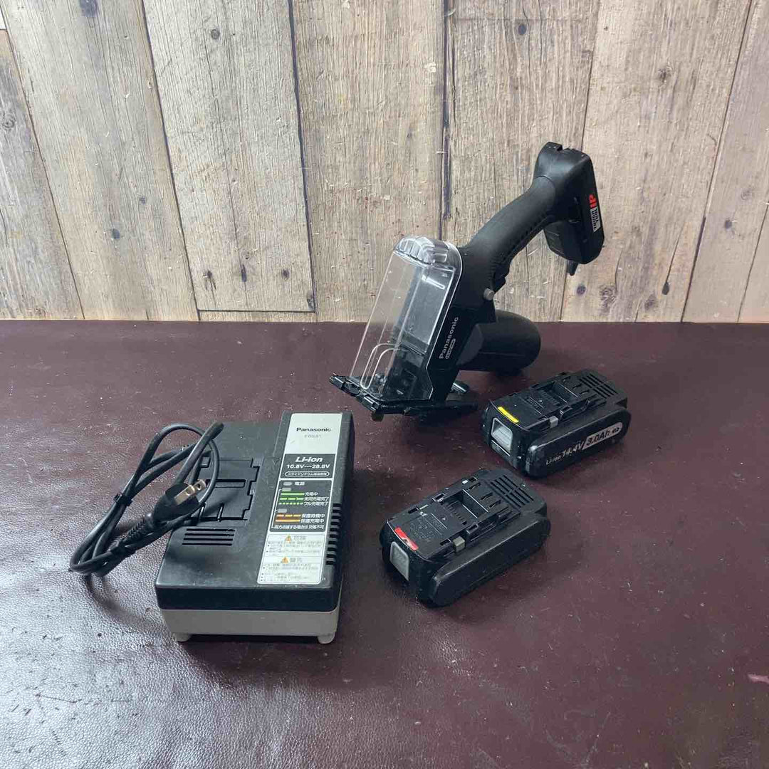 【中古品】◇パナソニック(Panasonic) コードレス角穴カッター  EZ45A3X-B  ボードカッタ フルセット【東大和店】