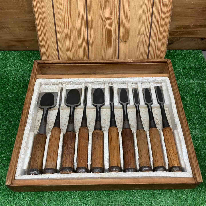 【中古品】 鑿 のみ 清忠 10本組 【鴻巣店】