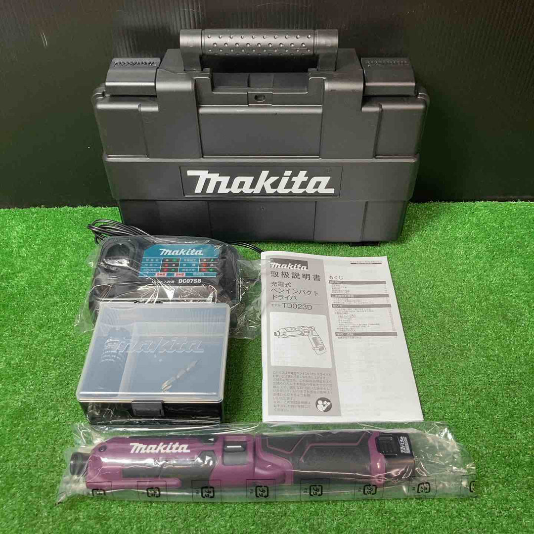 ★マキタ(makita) 7.2V コードレスペンインパクトドライバ TD023DHXAP【岩槻店】