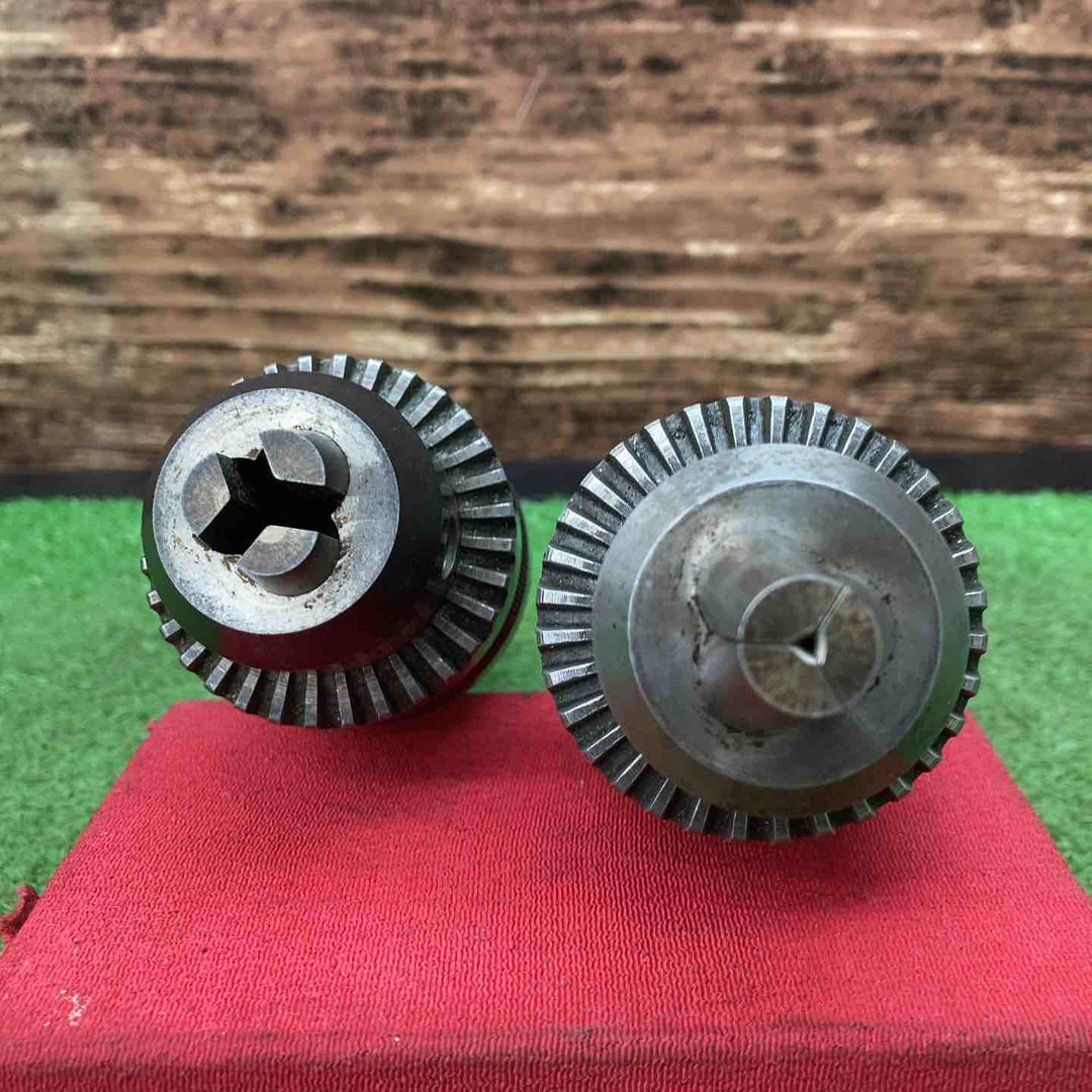 【中古品】卓上旋盤　フライス盤　13㎜ドリルチャック2個セット　差込（21/2×3と3×4）【川越店】