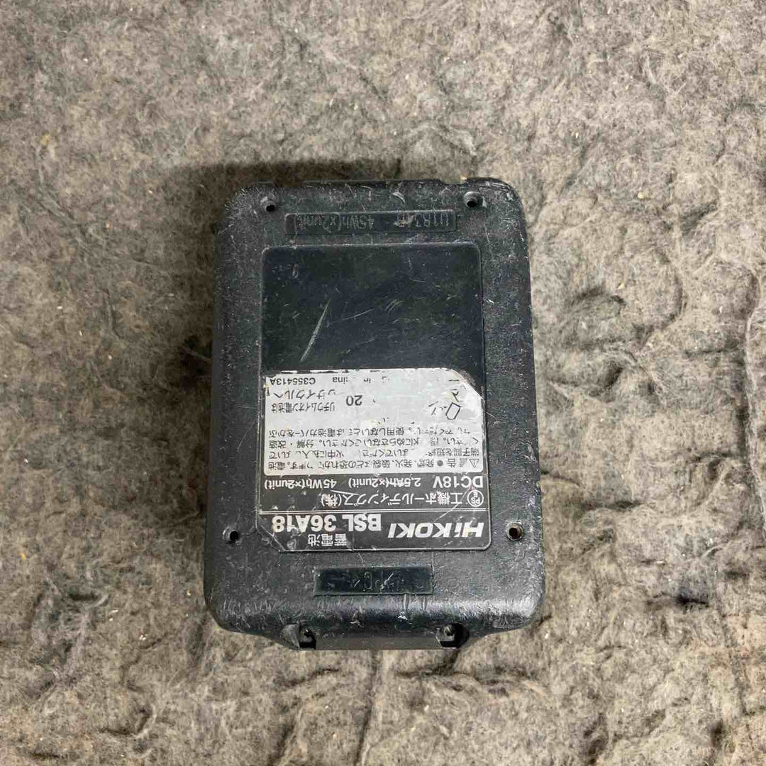 【現状品】★ハイコーキ(HIKOKI ※旧:日立工機) リチウムイオンバッテリー 36V/2.5Ah BSL36A18【鴻巣店】