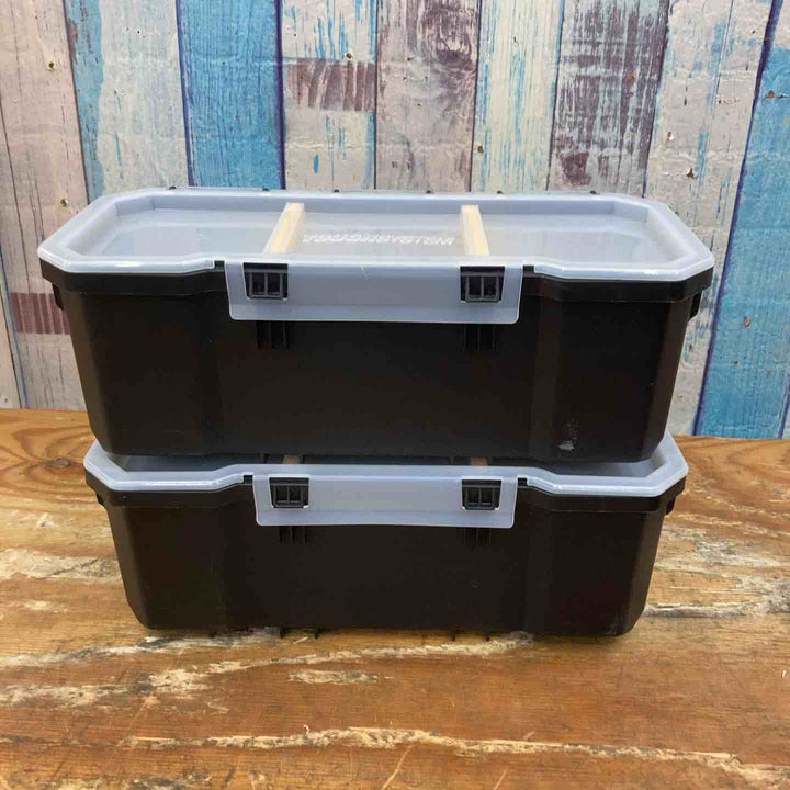 ◇デウォルト(DEWALT) タフシステム2.0 システム収納BOX Sサイズ 工具箱 収納ケース ツールボックス DS165 積み重ね収納 DWST83293-1【柏店】