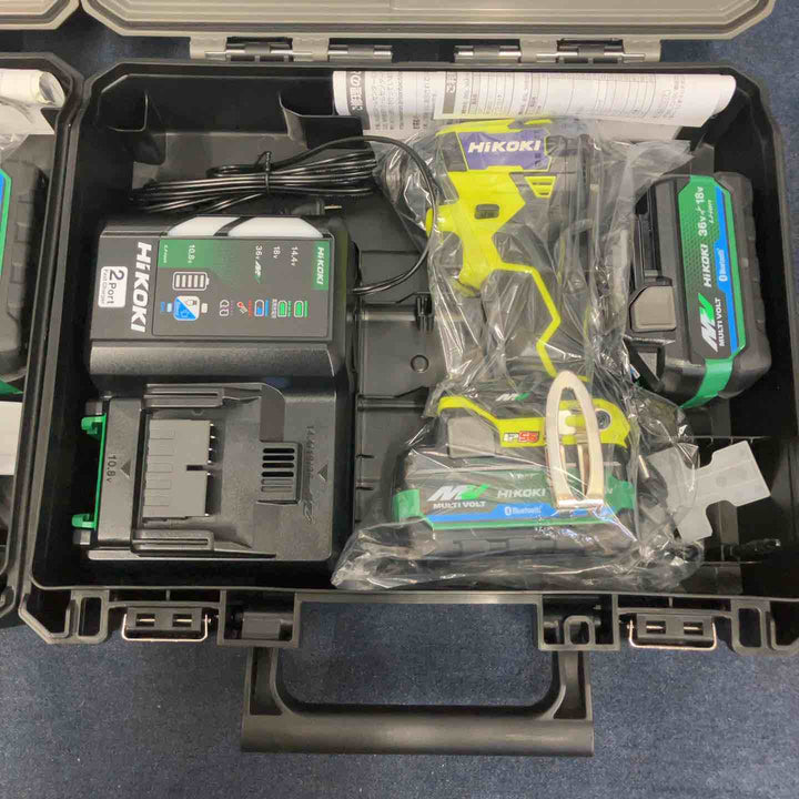 ハイコーキ(HIKOKI ※旧:日立工機) コードレスインパクトドライバ スパイダーイエロー WH36DD(2XHYSZ) 2台セット【八潮店】