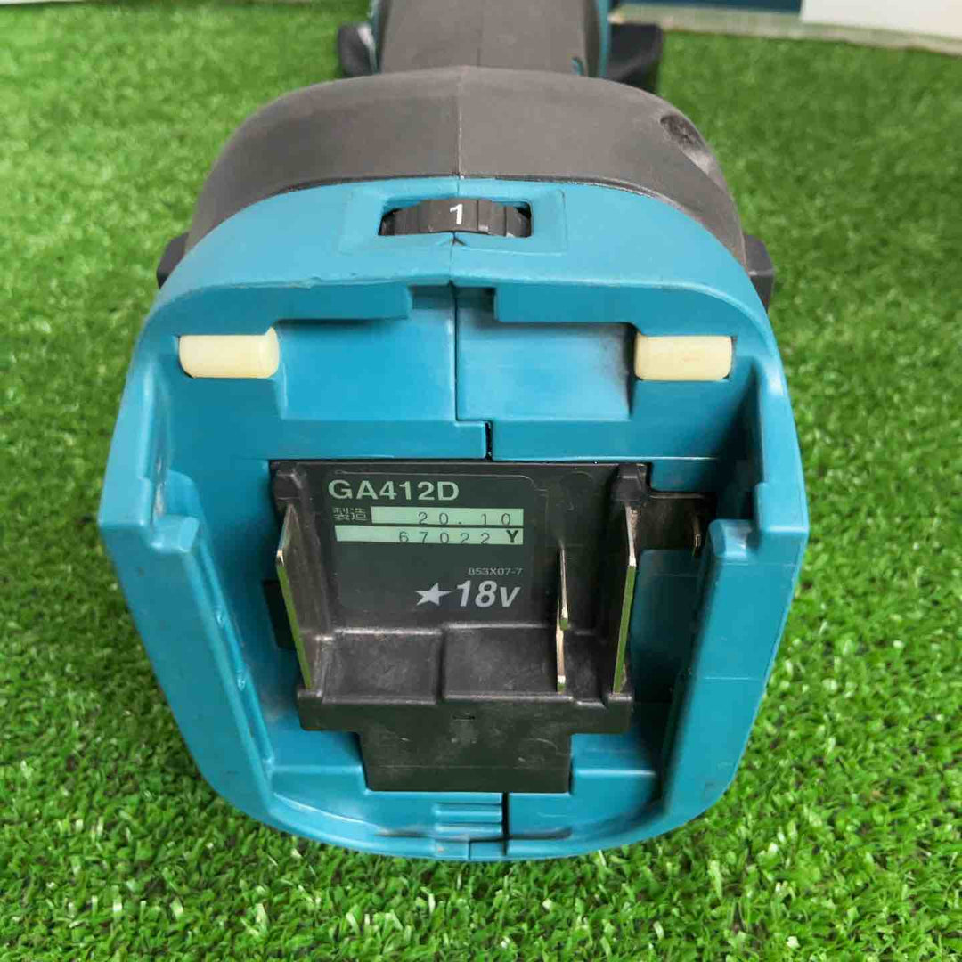 ★マキタ(makita) 100mmコードレスディスクグラインダ GA412DZ【草加店】