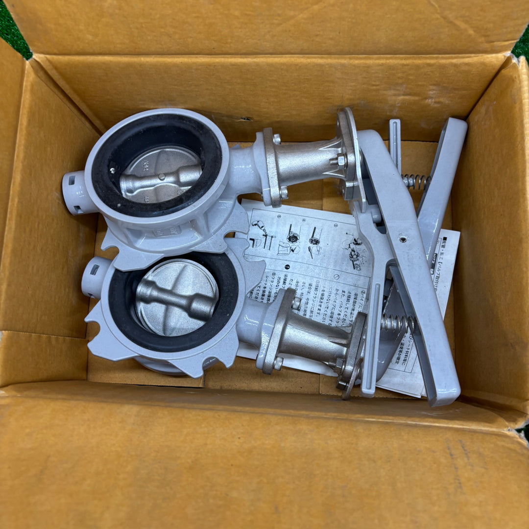 【中古品】KITZ BJ型バタフライバルブ 65φ 4箱セット※1箱未開封※【電材館越谷店】