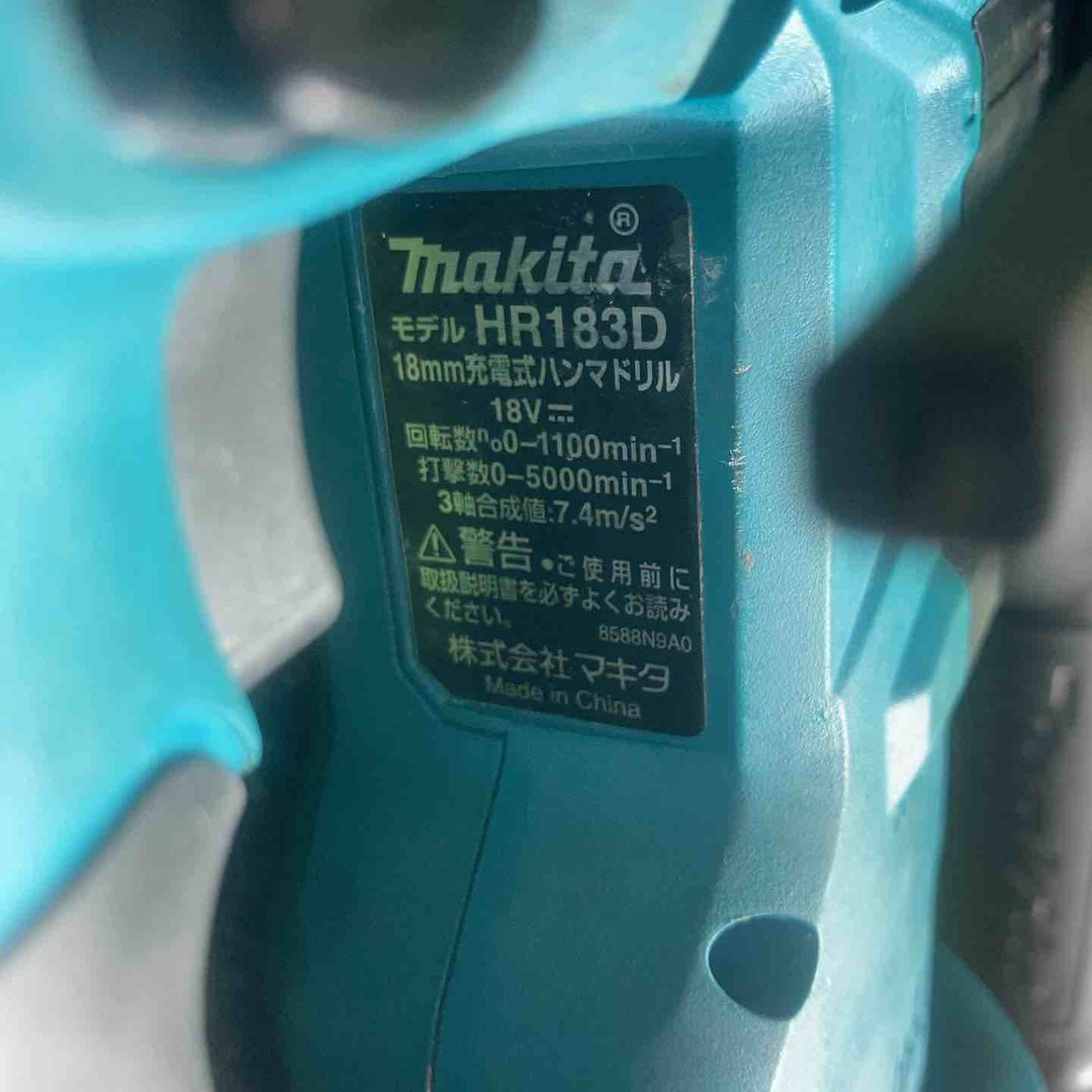 ★マキタ(makita) コードレスハンマドリル HR183DZK【川崎店】