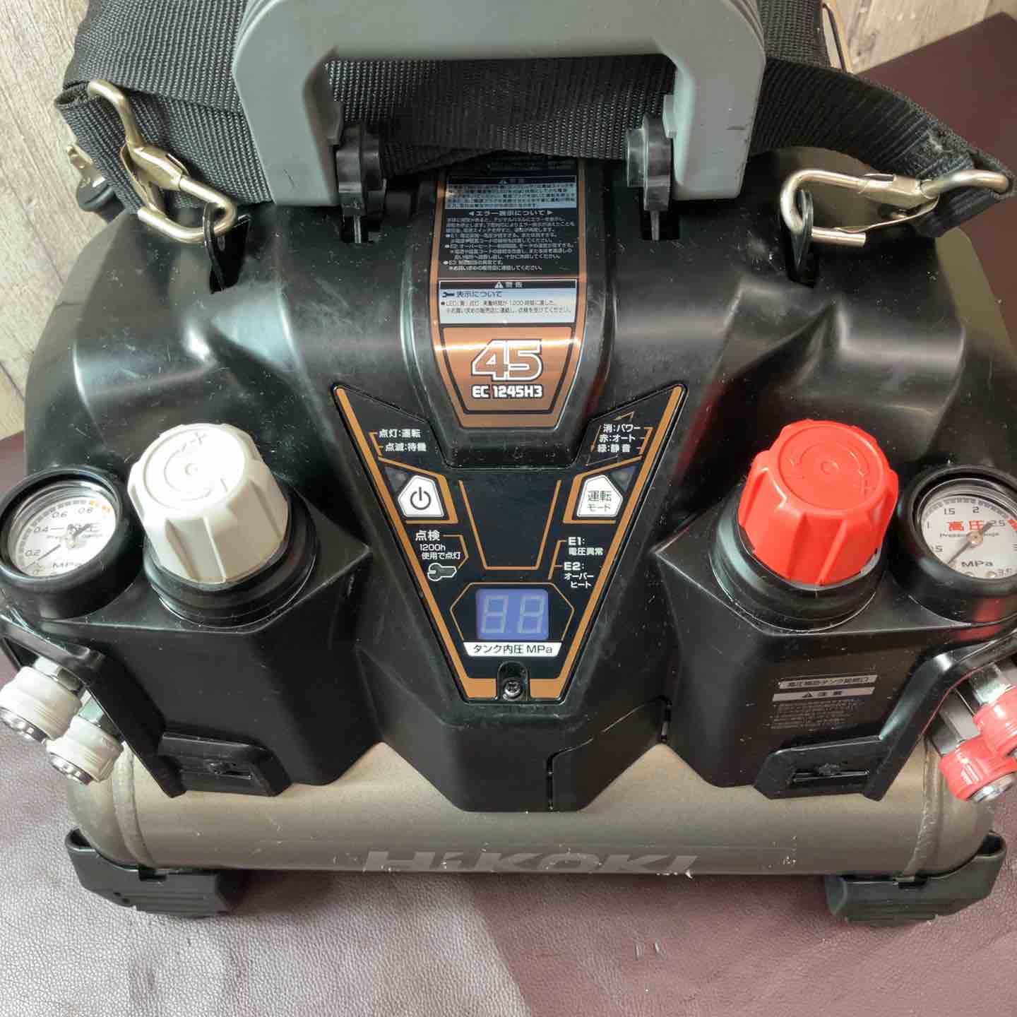 中古品】☆ハイコーキ(HIKOKI ※旧:日立工機) 高圧エアコンプレッサ