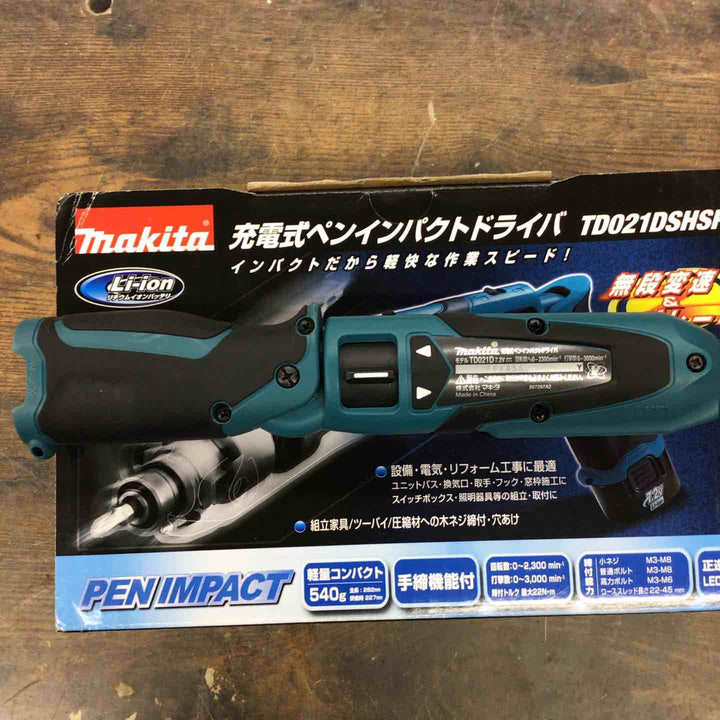 ☆マキタ(makita) コードレスペンインパクトドライバ TD021DSHSP【戸田店】
