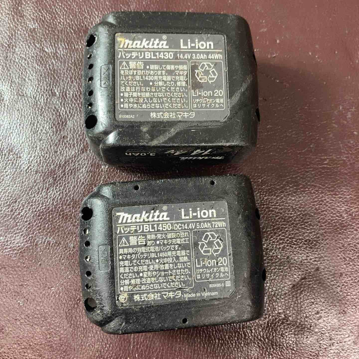 【中古品】◇マキタ(makita) コードレスドリルドライバー DF474DZB 本体のみ バッテリー2個付属【東大和店】