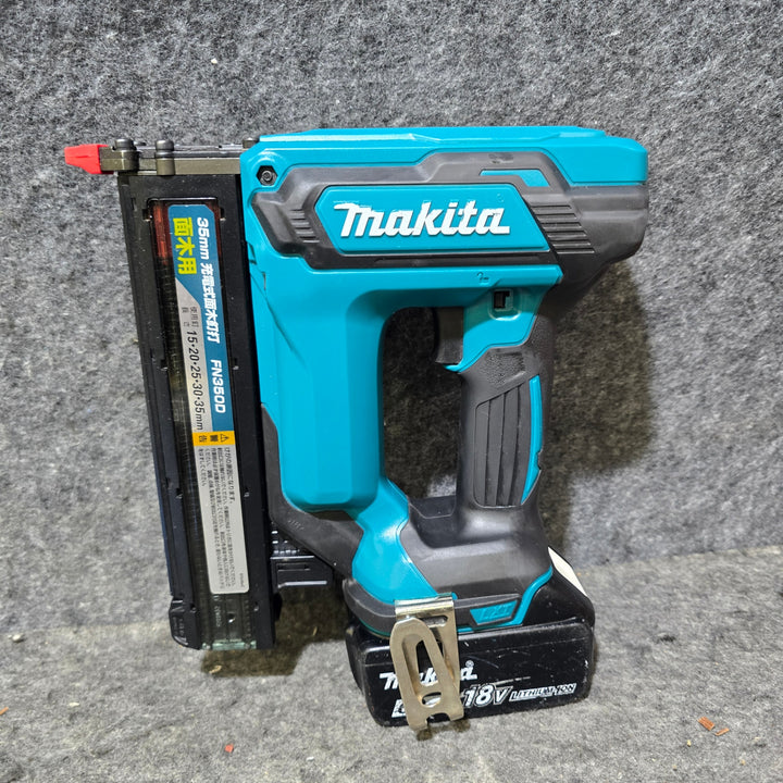 【中古品・18V 6.0Ahバッテリ付き！】マキタ(makita) コードレスフィニッシュネイラ FN350DRG【桶川店】