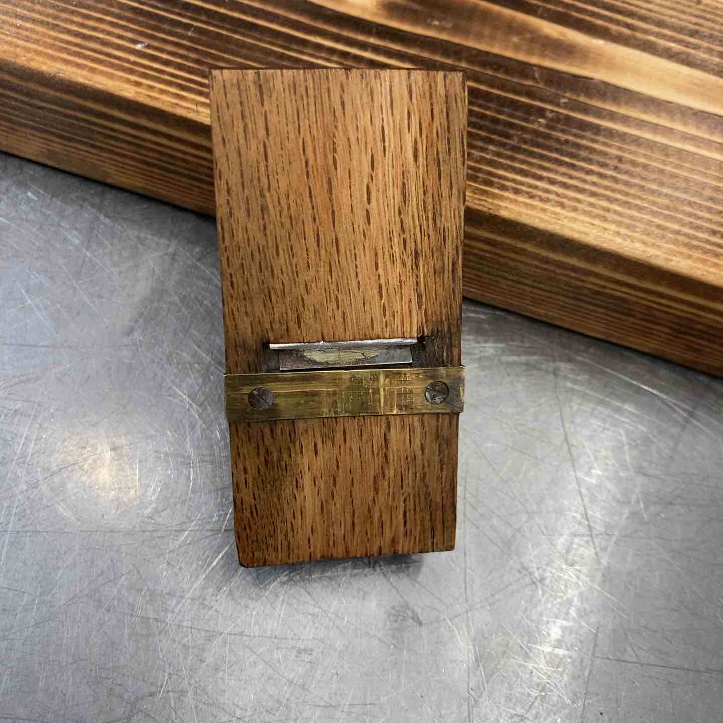 中古品】 面取り鉋 義弘 組鉋 鑿・鉋・大工道具 骨董品 アンティーク