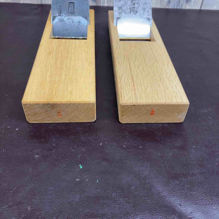 【未使用(店頭展示品)】鉋(かんな) 左市秀(中野武夫作)・春陽 2個セット 和工具 【東大和店】