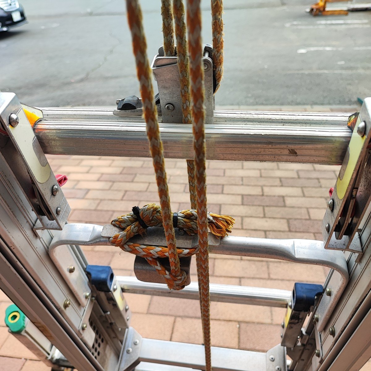 店頭受取り限定】◇ナカオ(NAKAO) 三連伸縮はしご ALT-8.3 軽太 KARUTA