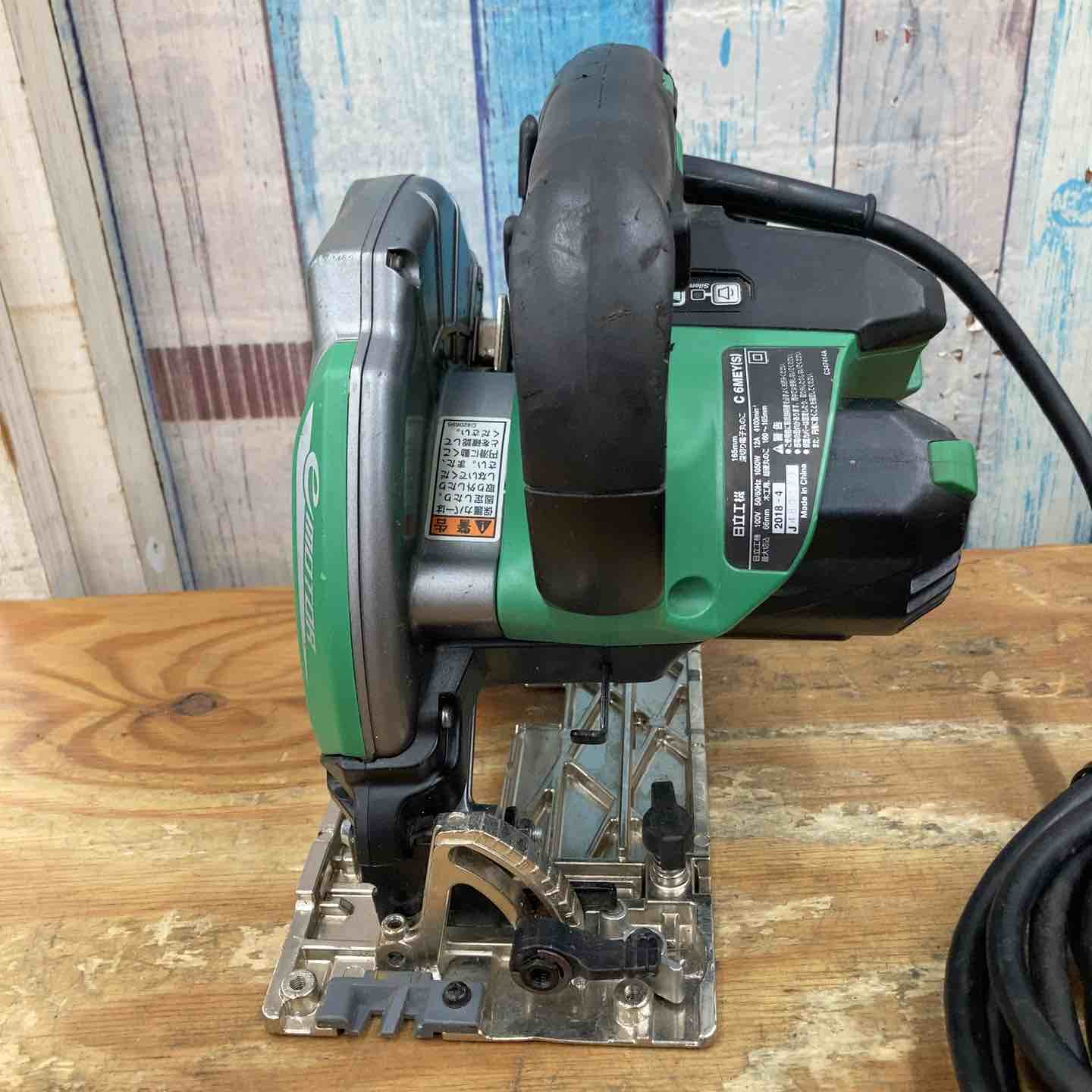 中古品】☆ハイコーキ(HIKOKI ※旧:日立工機) 深切り電子丸のこ C6MEY(S