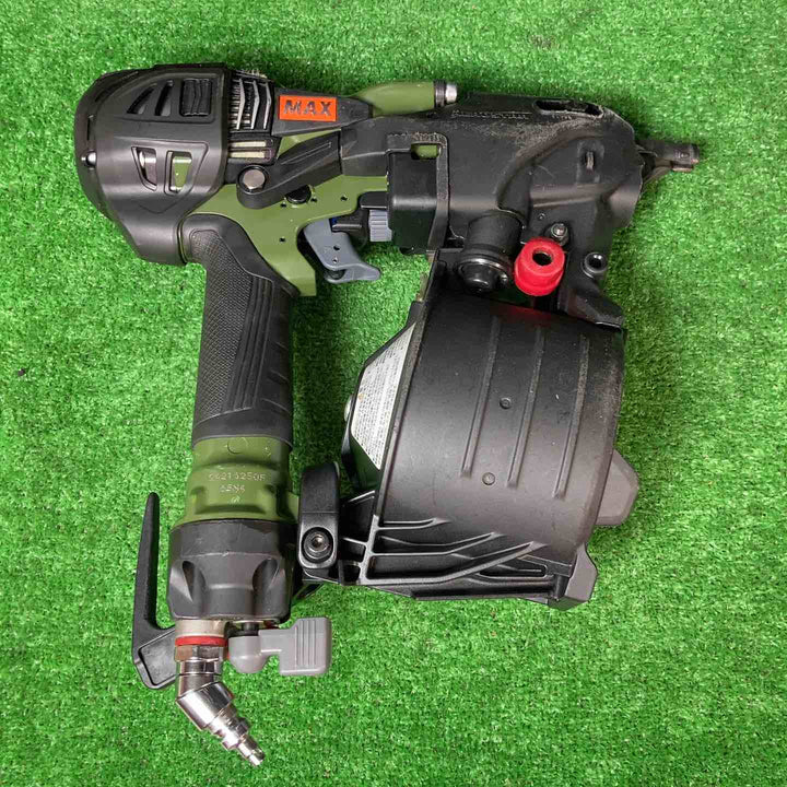 【美品】★マックス(MAX) 高圧エア釘打ち機 HN-65N4(D)_ミリタリーグリーン【岩槻店】