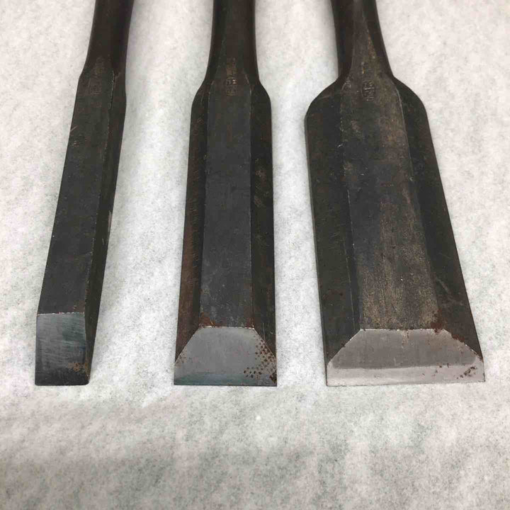 【中古・現状品】 正道 銘 鑿 のみ ＊3本組 【鴻巣店】