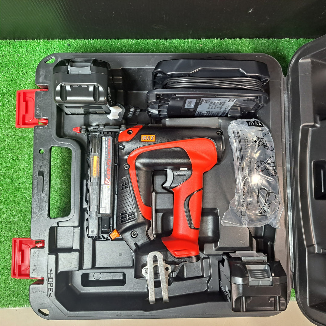 マックス/MAX 18V コードレスピンネイラ TJ-35P4-BC/1850A 18V5.0Ahバッテリー2個付きフルセット【岩槻店】