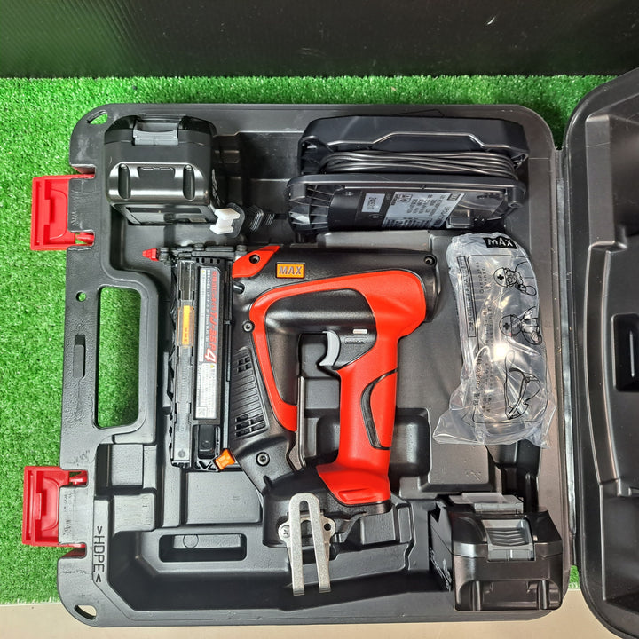 マックス/MAX 18V コードレスピンネイラ TJ-35P4-BC/1850A 18V5.0Ahバッテリー2個付きフルセット【岩槻店】