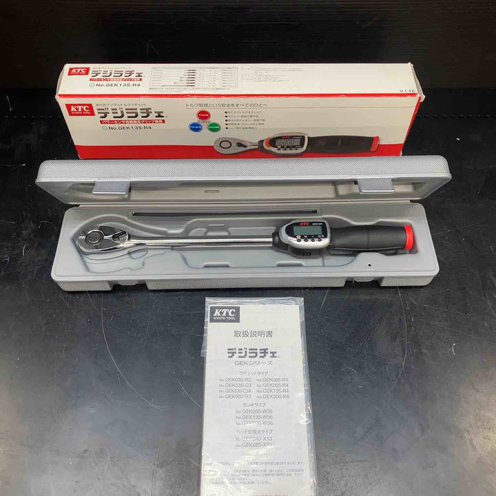 ◇KTC(ケーテーシー) デジタルトルクレンチ デジラチェ GEK135-R4【川越店】