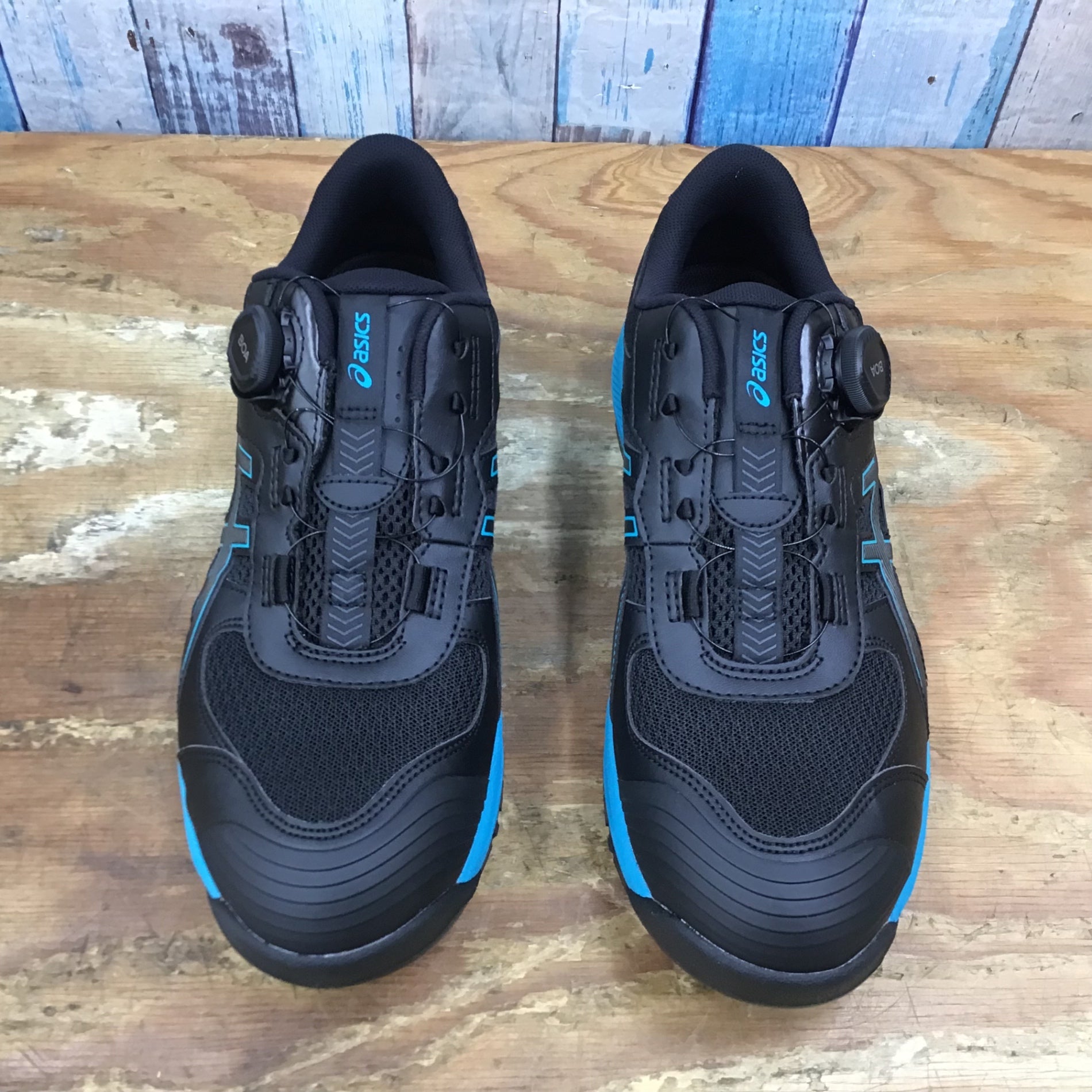 ▽アシックス ウィンジョブ CP219 ブラック×ガンメタル 27.0cm