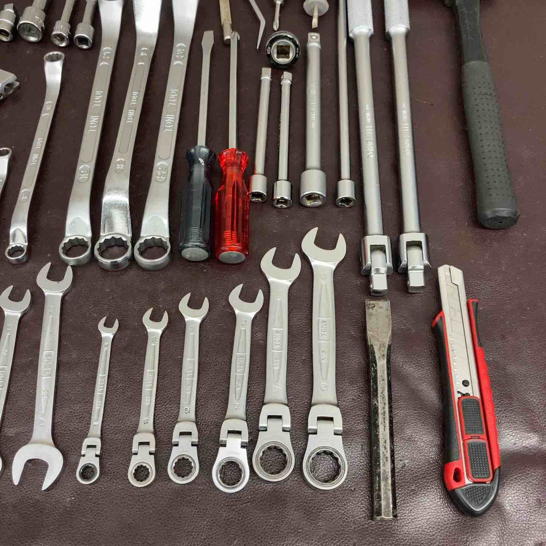 【中古品】 トネ(TONE) ハンドツールまとめ 全46点 ドライバー ラチェット モンキー スパナ 【東大和店】