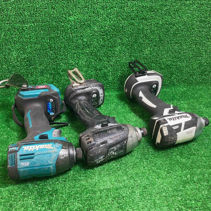 ジャンク品まとめ売り★マキタ(makita) コードレスインパクトドライバー TD148DZW・TD147DZB・TD002GZ【川崎店】