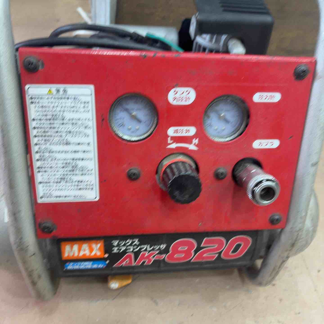 ☆マックス(MAX) 常圧専用エアコンプレッサ AK-820【草加店】