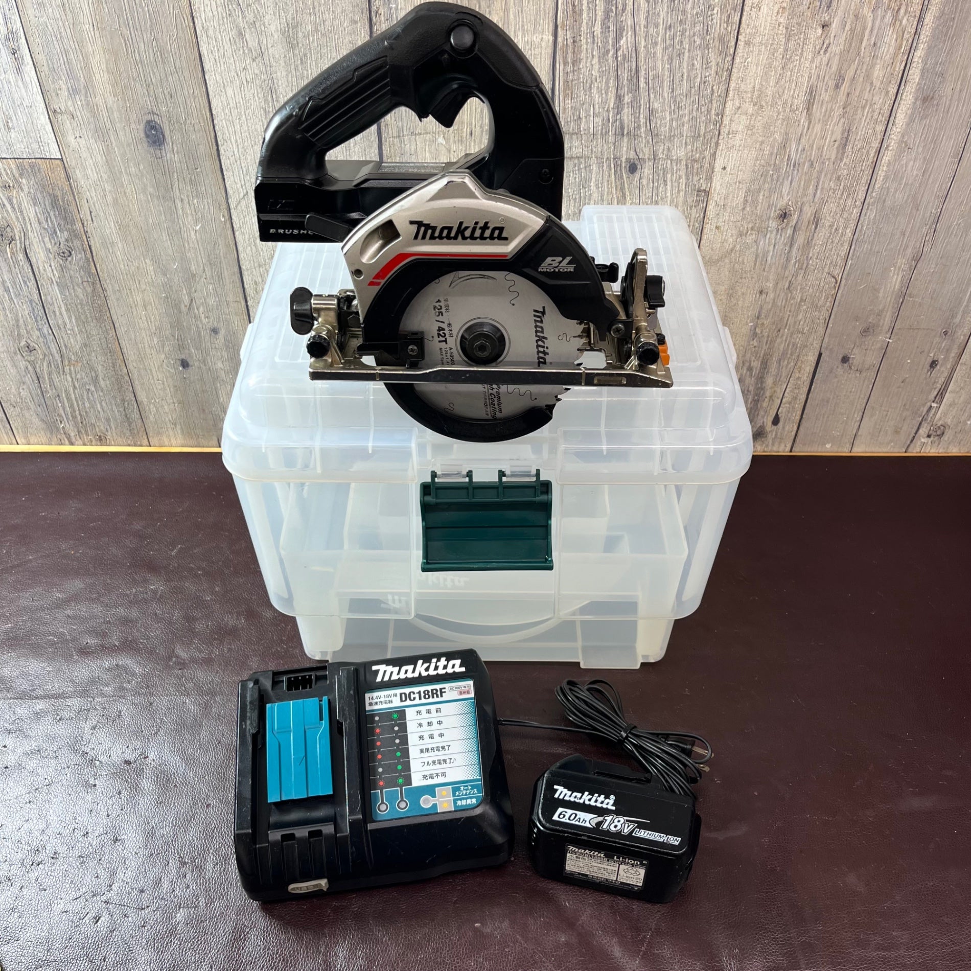 【中古品】 マキタ(makita) 18V コードレス丸のこ HS474DRGXB ケース無しフルセット 【東大和店】 中古品】☆マキタ(makita) コードレス丸のこ HS474DRGXB【東大和店