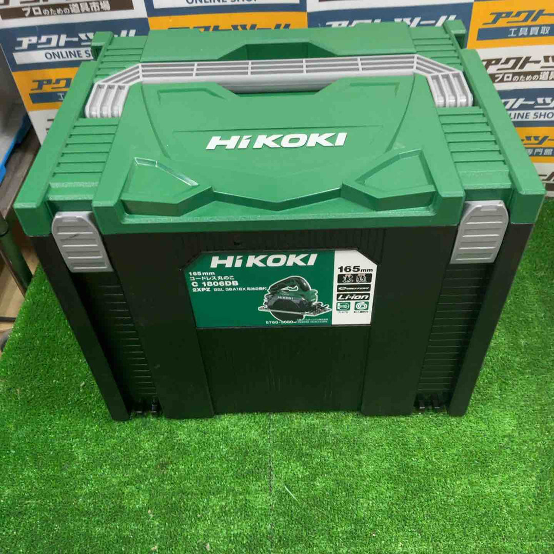 ★ハイコーキ(HIKOKI ※旧:日立工機) コードレスマルノコ C1806DB(2XPZ)【草加店】