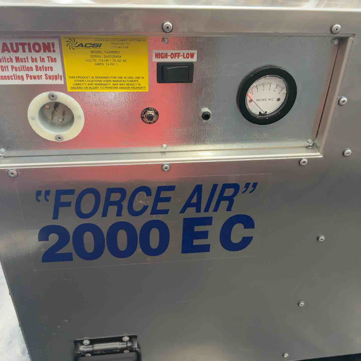 【中古品/店頭受取り限定】※備考欄要確認 FORCE AIR 負圧除塵機 2000EC【藤沢店】