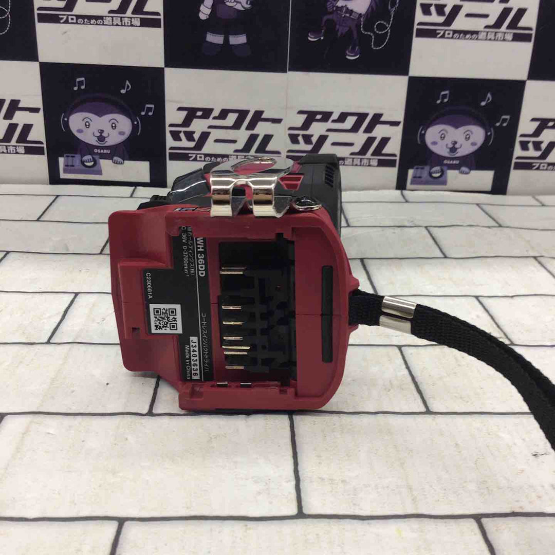 ★ハイコーキ(HIKOKI ※旧:日立工機) コードレスインパクトドライバ WH36DD(NNR)【所沢店】