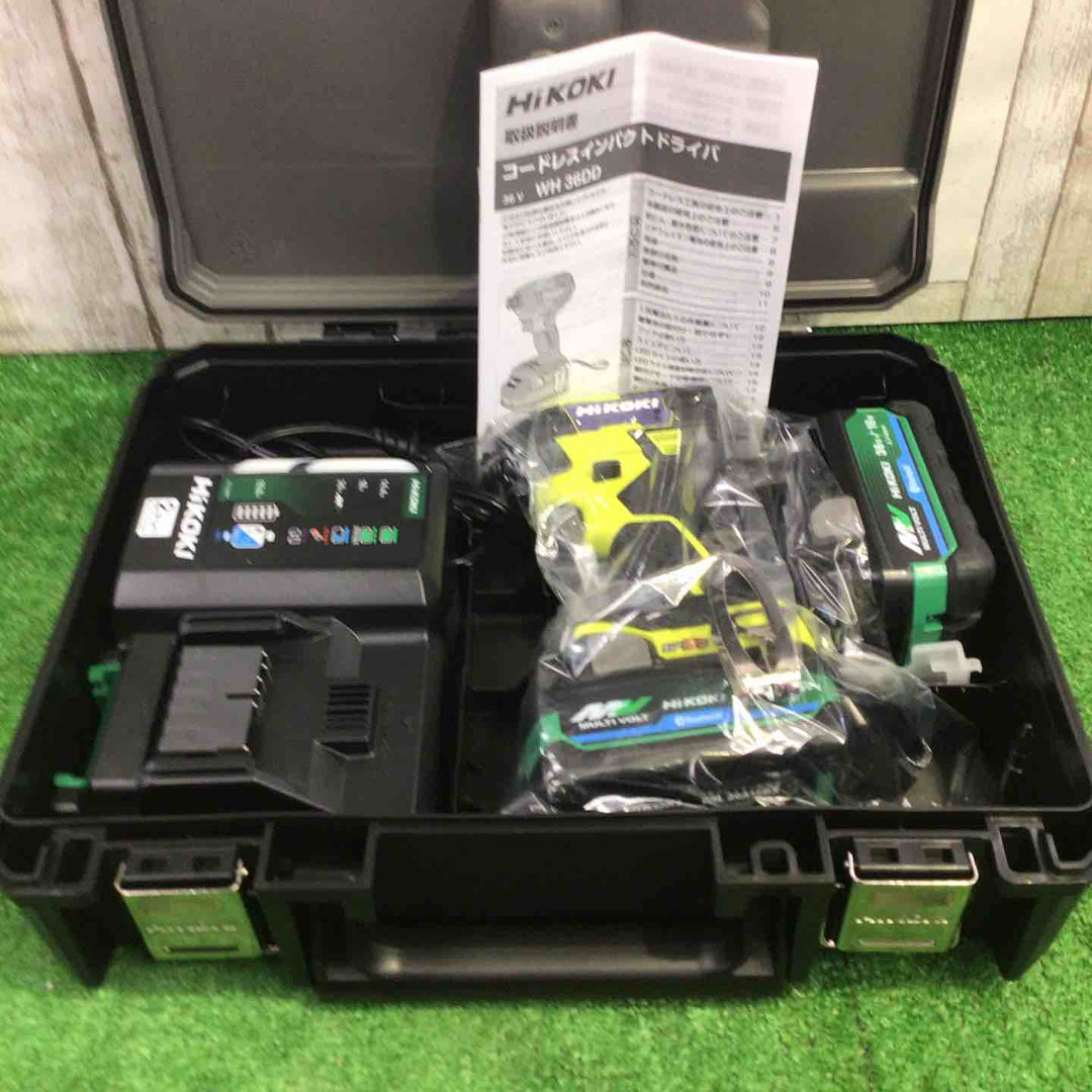 ★ハイコーキ(HIKOKI ※旧:日立工機) コードレスインパクトドライバ スパイダーイエロー WH36DD(2XHYSZ)【町田店】