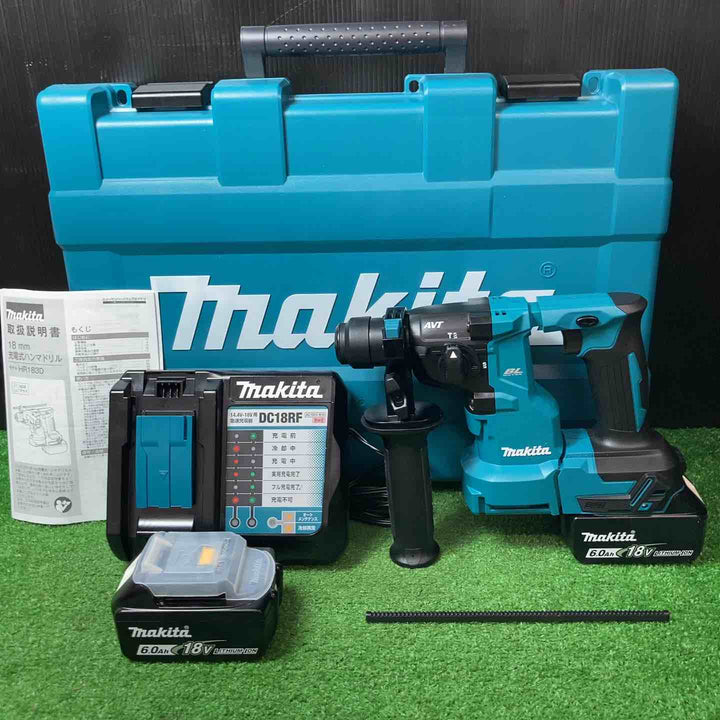 【美品】★マキタ(makita) コードレスハンマドリル HR183DRGX バッテリー充電2回・7回のみ！【岩槻店】