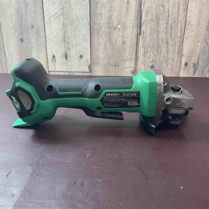 【中古品】 ハイコーキ(HIKOKI ※旧:日立工機) マルチボルト 100mmコードレスディスクグラインダ G3610DB(NN) 【東大和店】