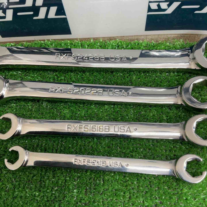 スナップオン(Snap-on) フレアナットレンチセット RXFS2428B/2022B/1618B/1214B ※4本セット【草加店】
