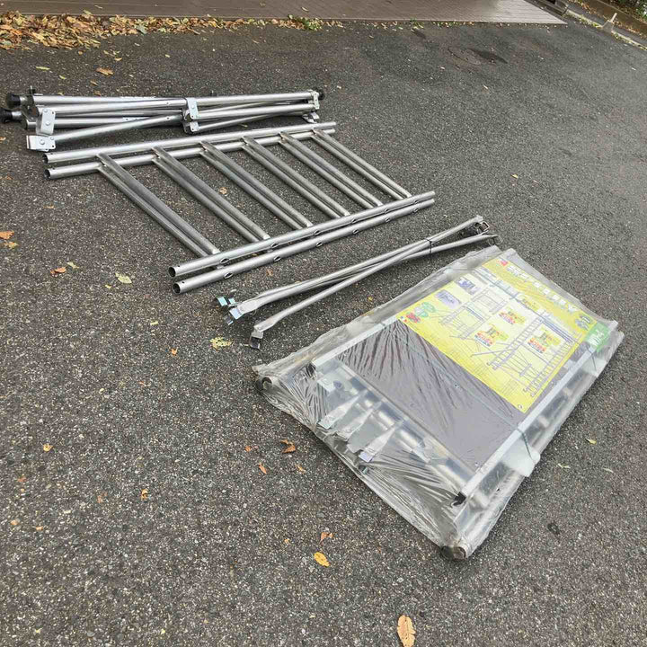 【店頭受取り限定】アルインコ(ALINCO) タワー式足場 WTF-4[未使用] WTF-3(水平プレス・幅木なし).  【WTF-1.2なし】【所沢店】