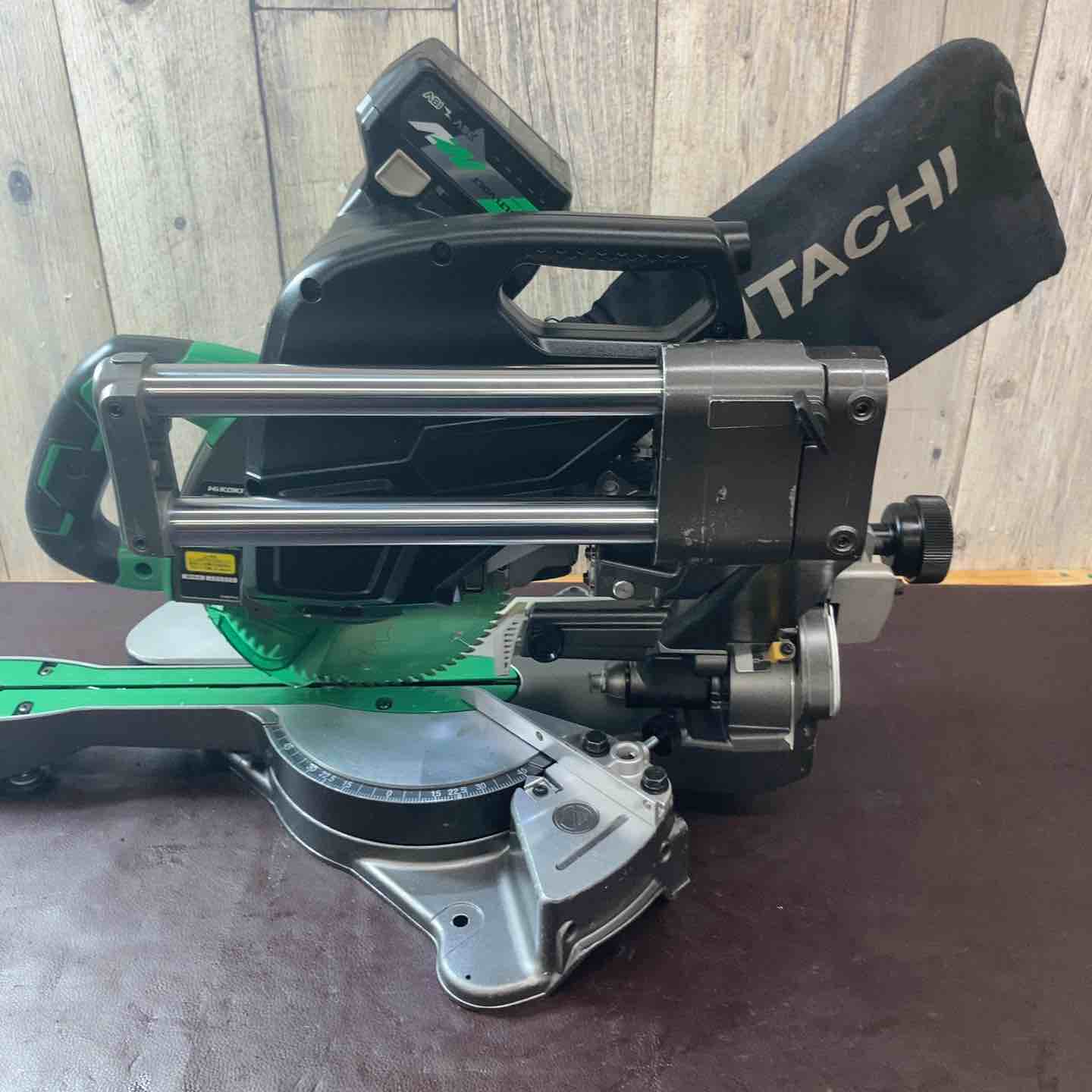 中古品】 ハイコーキ(HIKOKI ※旧:日立工機) コードレス卓上スライド丸