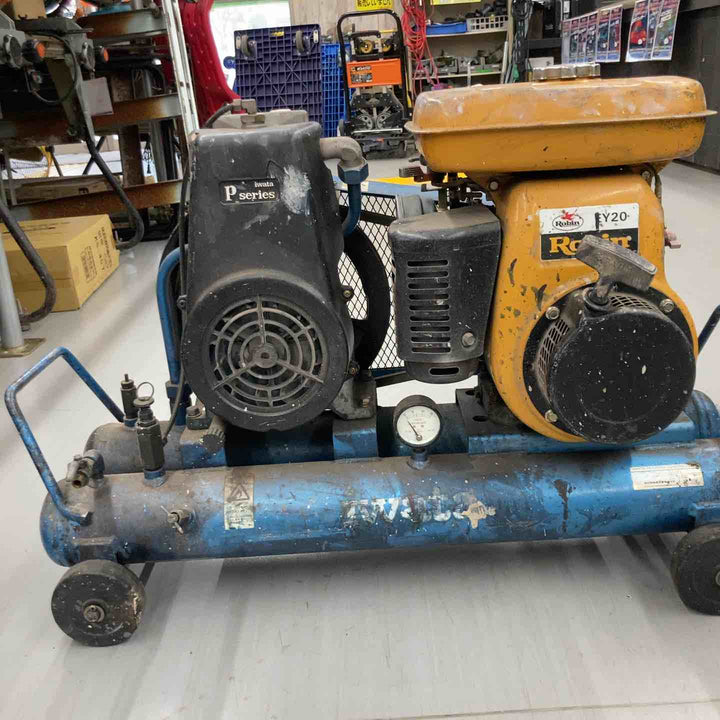 【店頭受取り限定】アネスト岩田 iwata 3.5馬力エンジンコンプレッサー SUE-152PB【戸田店】