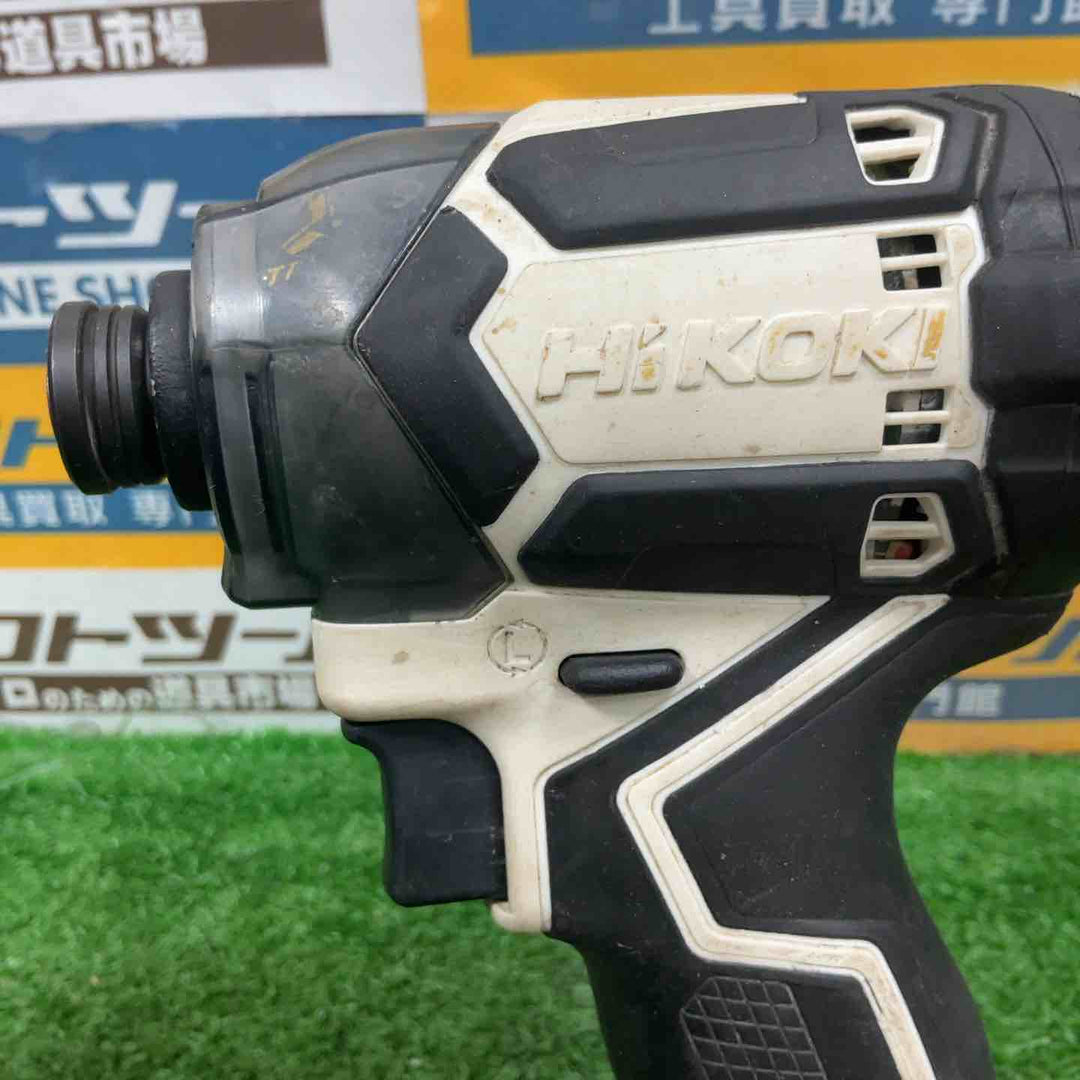 HiKOKI(ハイコーキ) 第2世代36Vインパクトドライバ ホワイト&ゴールド 小型軽量化 ビット振れ軽減 トリガーフィーリング向上 蓄電池・充電器・ケース別売り WH36DC(NNWG)【草加店】