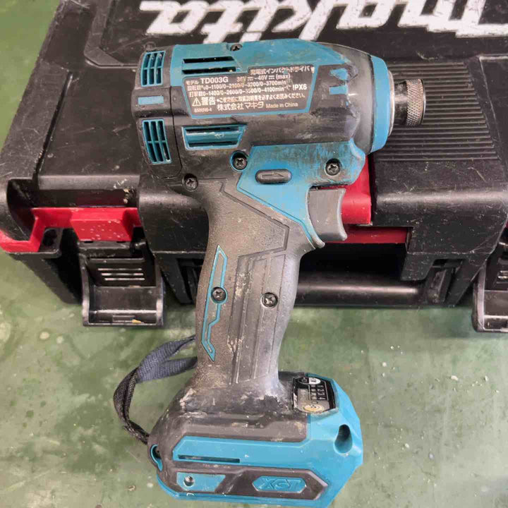 ★マキタ(makita) コードレスインパクトドライバ TD003GRAX　40Vバッテリー2個付き、充電器付属【戸田店】